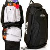 MMA Gym Duffel Bag Elite Sports PVC Coated Black-0