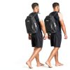 MMA Gym Duffel Bag Elite Sports PVC Coated Black-2